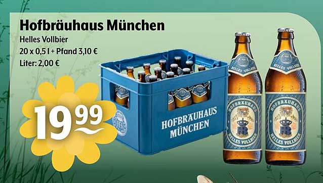 Hofbräuhaus München Helles Vollbier 20 x 0,5l