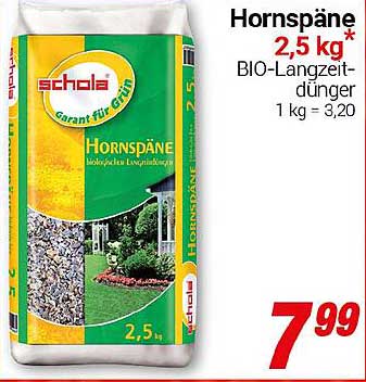 Hornspäne 2,5 kg - BIO-Langzeitdünger