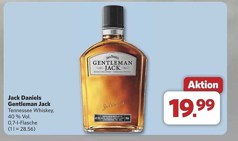 Jack Daniels Gentleman Jack Tennessee Whiskey 0,7 l