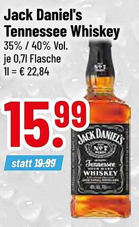 Jack Daniel's Tennessee Whiskey 0,7l