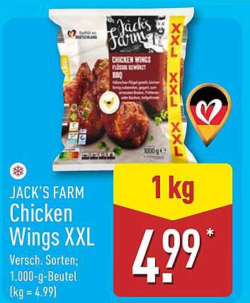 JACK'S FARM Chicken Wings XXL