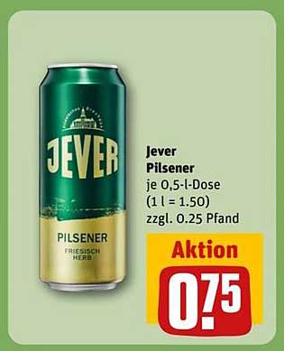 Jever Pilsener 0,5-l-Dose
