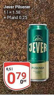 Jever Pilsener - 0,5l Dose zum Sparpreis