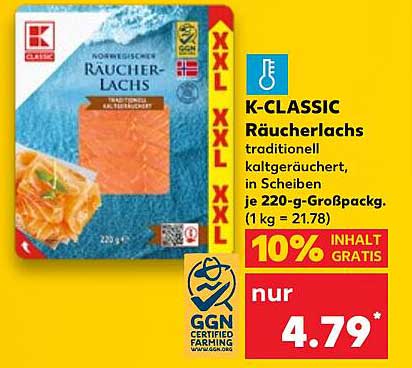 K-CLASSIC Räucherlachs - traditionell kaltgeräuchert