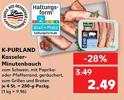 K-PURLAND Kasseler-Minutenbauch