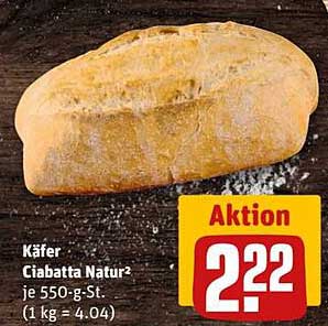 Käfer Ciabatta Natur² je 550-g-St.