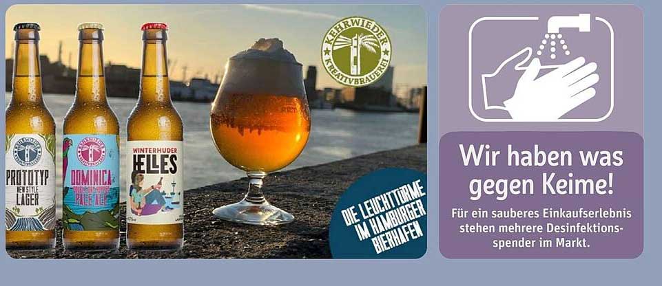 Kehrwieder Kreativbrauerei - Verschiedene Biere im Angebot
