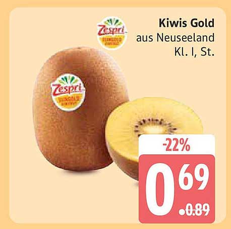 Kiwis Gold aus Neuseeland Kl. I, St.