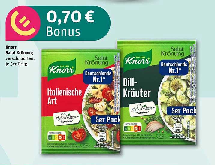 Knorr Salat Krönung – Vielfalt für jeden Salat