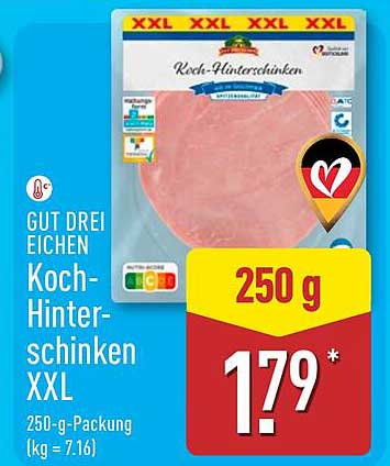 Koch-Schinken XXL von Gut Drei Eichen 250 g