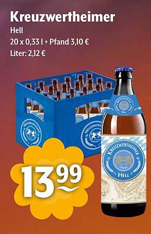 Kreuzwertheimer Hell - 20 x 0,33 l
