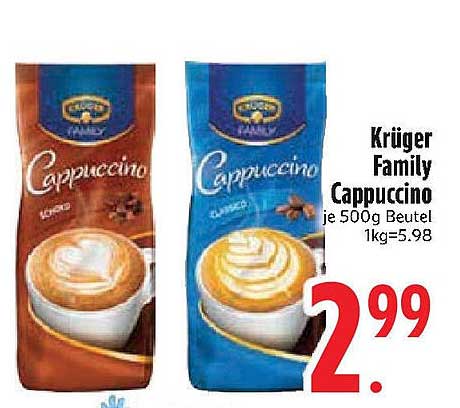 Krüger Family Cappuccino 500g Beutel