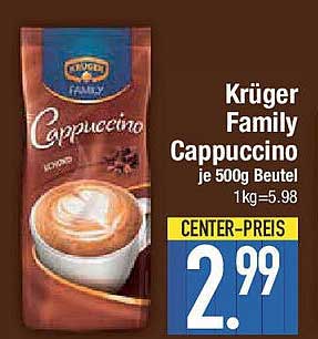 Krüger Family Cappuccino je 500g Beutel