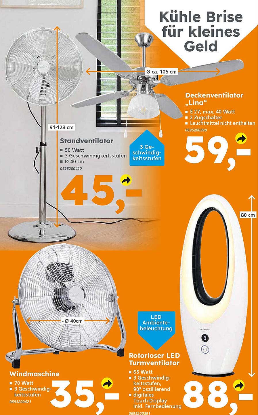 Kühle Brise für kleines Geld
