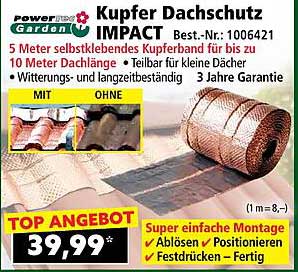 Kupfer Dachschutz IMPACT