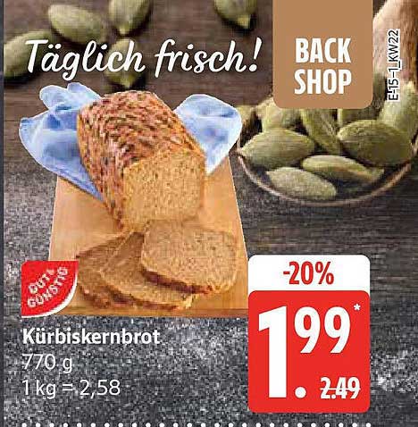 Kürbiskernbrot 770 g