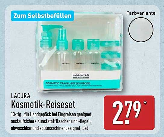 LACURA Kosmetik-Reiseset 13-tlg.