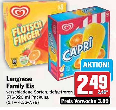 Langnese Family Eis - Aktion!