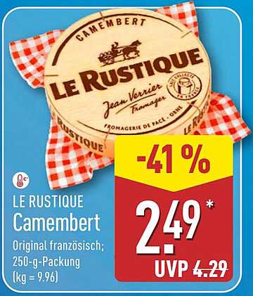 LE RUSTIQUE Camembert 250-g-Packung