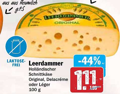 Leerdammer Holländischer Schnittkäse Original, Delacrème oder Léger 100 g