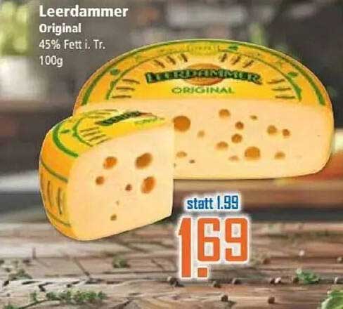 Leerdammer Original 100g – Genießen Sie diesen Käse zum Vorteilspreis!