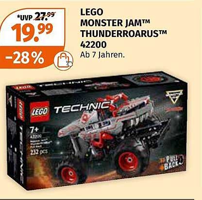 LEGO MONSTER JAM™ THUNDERROARUS™ 42200 - 28% Rabatt