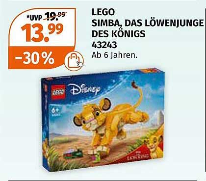 LEGO Simba, das Löwenjunge des Königs 43243