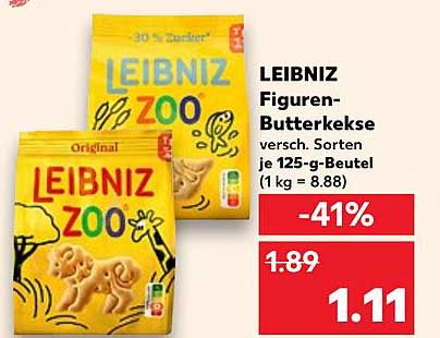 LEIBNIZ Figuren-Butterkekse - Verschiedene Sorten