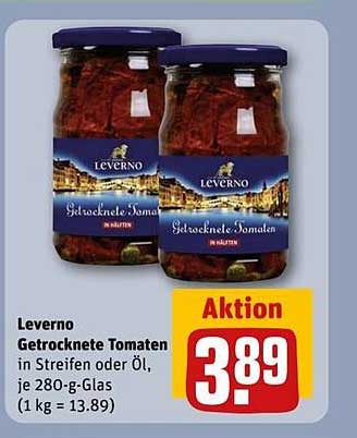 Leverano Getrocknete Tomaten in Streifen oder Öl, je 280-g-Glas