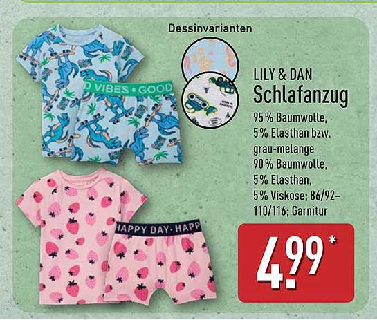 LILY & DAN Schlafanzug