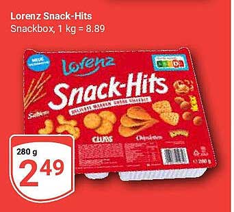 Lorenz Snack-Hits 280 g zum Sonderpreis