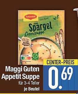 Maggi Guten Appetit Suppe Spaghetti Cremesuppe für 3-4 Teller je Beutel
