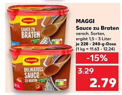 MAGGI Sauce zu Braten - verschiedene Sorten