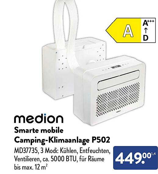 medion Smarte mobile Camping-Klimaanlage P502