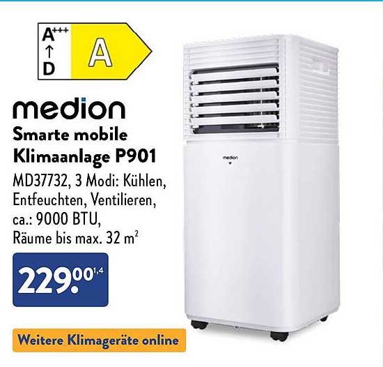 medion Smarte mobile Klimaanlage P901