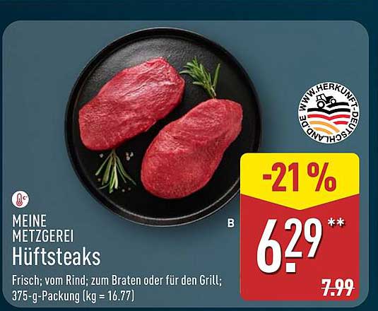 MEINE METZGEREI Hüftsteaks