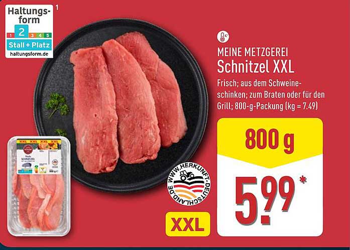 MEINE METZGEREI Schnitzel XXL