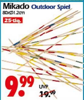Mikado Outdoor Spiel - Spaß für die ganze Familie
