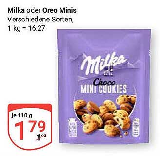Milka oder Oreo Minis - Choco Mini Cookies