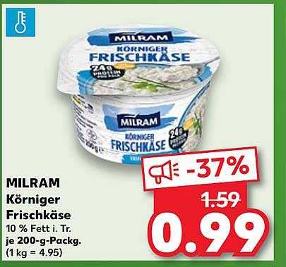 MILRAM Körniger Frischkäse