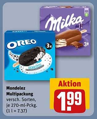 Mondelez Multipack: Oreo und Milka Eiskreationen