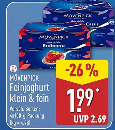 MÖVENPICK Feinjoghurt klein & fein