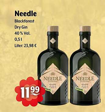 Needle Blackforest Dry Gin 0,5 l