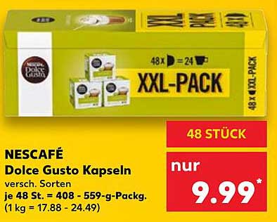 NESCAFÉ Dolce Gusto Kapseln - XXL PACK