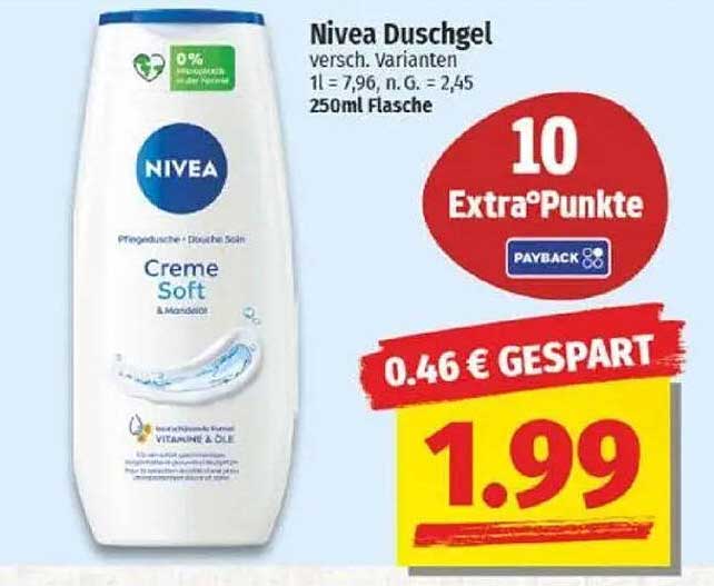 Nivea Duschgel Creme Soft 250ml