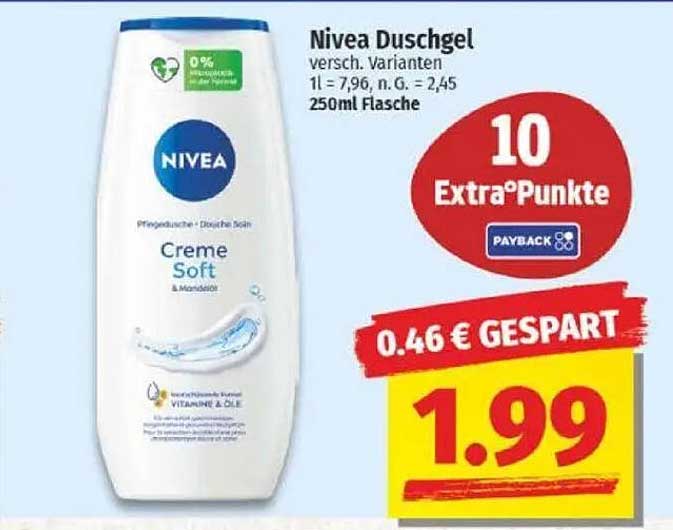 Nivea Duschgel Creme Soft 250ml