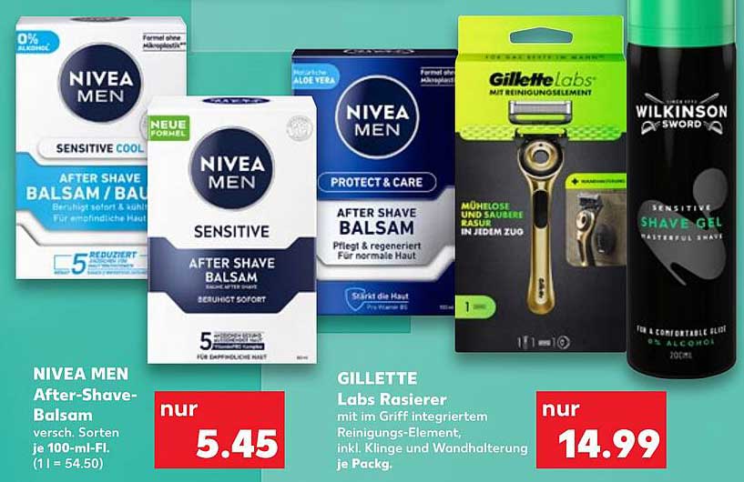 NIVEA MEN After-Shave-Balsam verschiedene Sorten je 100-ml-Fl. (1 l = 54,50)