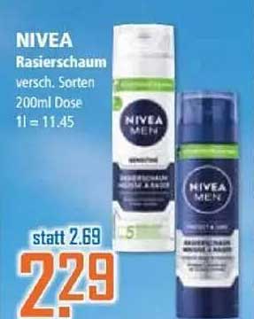 NIVEA Rasiercreme verschiedene Sorten 200ml Dose