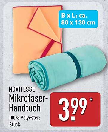 NOVITESSE Mikrofaser-Handtuch