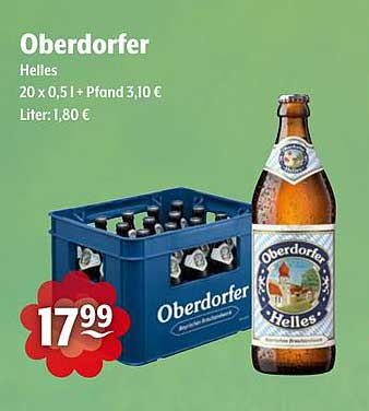 Oberdorfer Helles - 20 x 0,5 l + Pfand 3,10 €